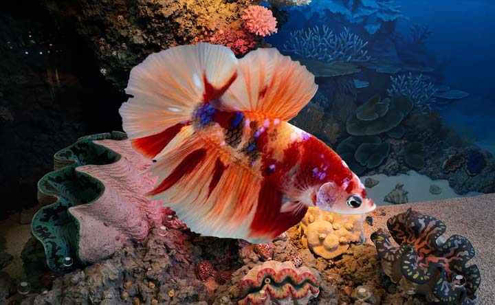 Bicolor Betta Fish