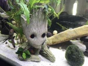 Baby Groot plant pot- Aquarium decoration ornament