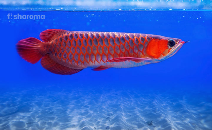 Arowana In Its Aquarium