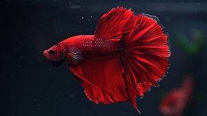 Red Betta Fish